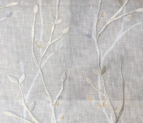 Embroidered Bloom Linen