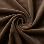 Taupe Plush Curtains